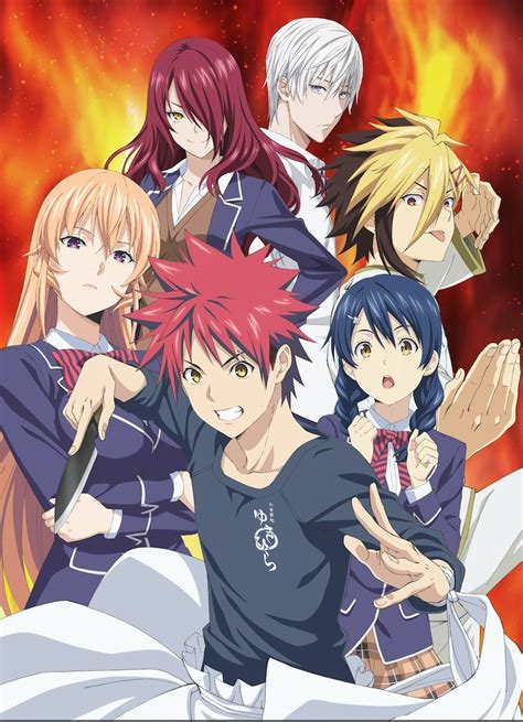 shokugeki no soma characters|food wars season 4 characters.